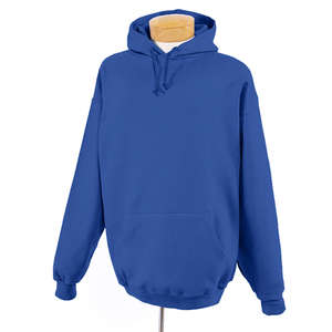 Jerzees 9 oz 50/50 Super Sweats Nublend Hooded Pullover - Dark/Color Blue, Royal