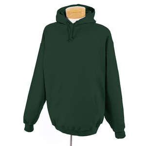 Jerzees 9 oz 50/50 Super Sweats Nublend Hooded Pullover - Dark/Color Green, Forest