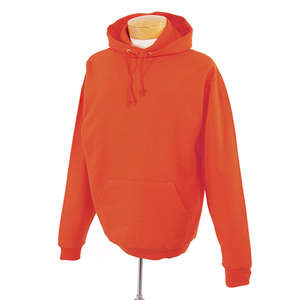 Jerzees 9 oz 50/50 Super Sweats Nublend Hooded Pullover - Dark/Color Orange, Burnt