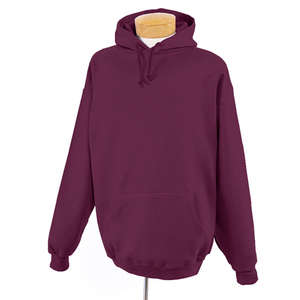 Jerzees 9 oz 50/50 Super Sweats Nublend Hooded Pullover - Dark/Color Maroon