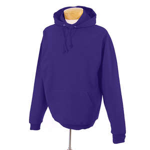Jerzees 9 oz 50/50 Super Sweats Nublend Hooded Pullover - Dark/Color Purple, Deep