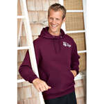 Business Sweatshirts & Sweatpants - Jerzees 9 oz 50/50 Super Sweats Nublend Hooded Pullover - Dark/Color