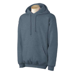 Gildan 9.5 oz 80/20 Ultra Blend Pullover Hood - Dark/Color Gray, Heathered Dark