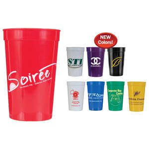 Custom Promotional Smooth Stadium Cup - 22 oz.