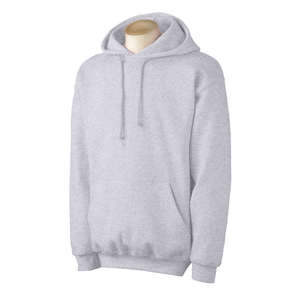 Gildan 9.5 oz 80/20 Ultra Blend Pullover Hood - Light/Heather Gray, Ash