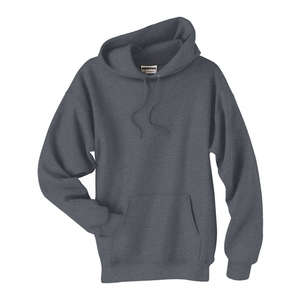 Hanes 10 oz 90/10 Ultimate Cotton Printpro Pullover Hood - Dark/Color Charcoal