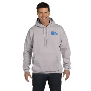 Hanes 10 oz 90/10 Ultimate Cotton Printpro Pullover Hood - Light/Heather