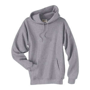 Hanes 10 oz 90/10 Ultimate Cotton Printpro Pullover Hood - Light/Heather Steel, Light