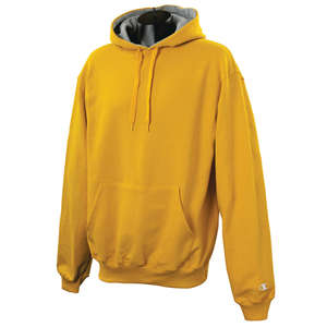 Champion 9.7 oz Cotton Max Color Block Raglan Hood - Dark/Color Yellow, Varsity/Gray, Oxford