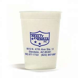 Custom Promotional Nite Glow Smooth Stadium Cup - 12 oz.