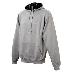 Champion 9.7 oz Cotton Max Color Block Raglan Hood - Light/Heather Gray, Oxford/Blue, Navy