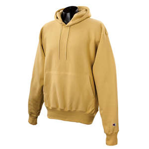 Champion 12 oz Reverse Weave Hooded Fleece - Dark/Color Gold, Vegas
