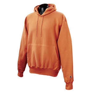 Champion 12 oz Reverse Weave Hooded Fleece - Dark/Color Red, Canyon