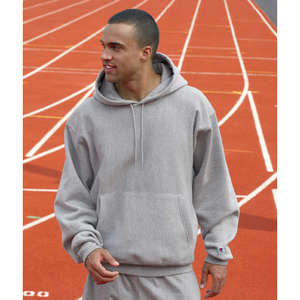 Champion 12 oz Reverse Weave Hooded Fleece - Light/Heather