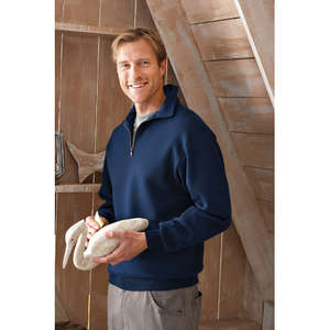 Jerzees 9.3 oz 50/50 Nublend 1/4-Zip Sweatshirt - Dark/Color