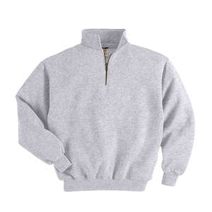 Jerzees 9.3 oz 50/50 Nublend 1/4-Zip Sweatshirt - Light/Heather Gray, Birch