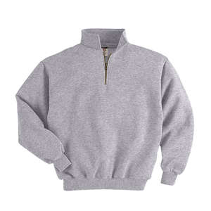 Jerzees 9.3 oz 50/50 Nublend 1/4-Zip Sweatshirt - Light/Heather Gray, Oxford