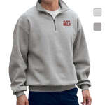 Promotional Sweatshirts & Sweatpants - Jerzees 9.3 oz 50/50 Nublend 1/4-Zip Sweatshirt - Light/Heather