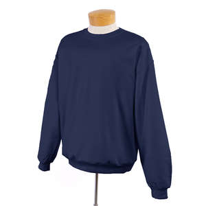 Jerzees Youth 8 oz 50/50 Nublend Fleece Crew - Dark/Color Blue, Navy