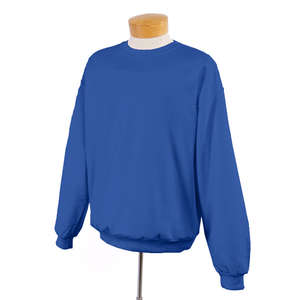 Jerzees Youth 8 oz 50/50 Nublend Fleece Crew - Dark/Color Blue, Royal