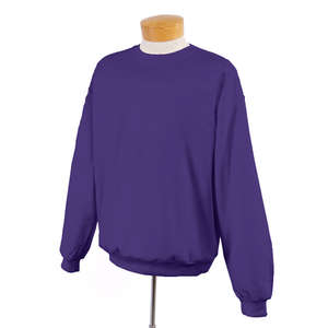 Jerzees Youth 8 oz 50/50 Nublend Fleece Crew - Dark/Color Purple, Deep