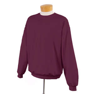 Jerzees Youth 8 oz 50/50 Nublend Fleece Crew - Dark/Color Maroon