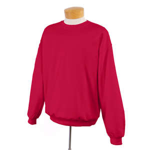 Jerzees Youth 8 oz 50/50 Nublend Fleece Crew - Dark/Color Red