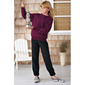 Jerzees Youth 8 oz 50/50 Nublend Fleece Crew - Dark/Color 
