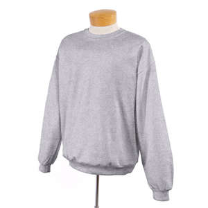 Jerzees Youth 8 oz 50/50 Nublend Fleece Crew - Light/Heather Gray, Birch