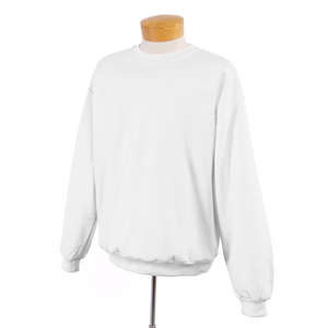 Jerzees Youth 8 oz 50/50 Nublend Fleece Crew - White/Neutral White