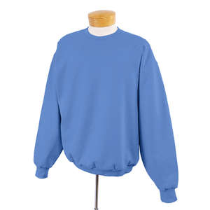 Jerzees 8 Oz 50/50 Nublend Fleece Crew - Dark/Color Blue, North Carolina