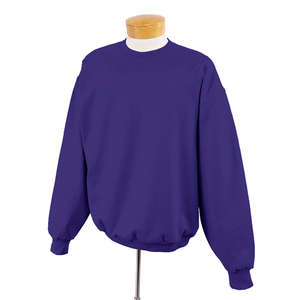Jerzees 8 Oz 50/50 Nublend Fleece Crew - Dark/Color Purple, Deep