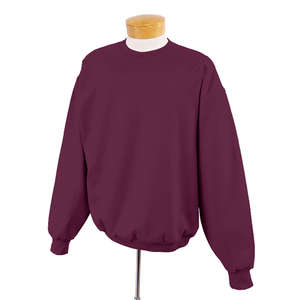 Jerzees 8 Oz 50/50 Nublend Fleece Crew - Dark/Color Maroon
