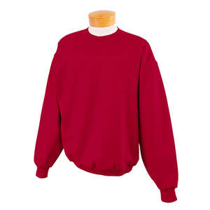 Jerzees 8 Oz 50/50 Nublend Fleece Crew - Dark/Color Cardinal