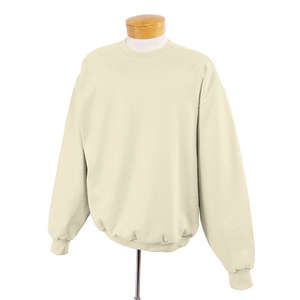 Jerzees 8 Oz 50/50 Nublend Fleece Crew - Dark/Color Sandstone