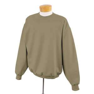 Jerzees 8 Oz 50/50 Nublend Fleece Crew - Dark/Color Brown, Khaki