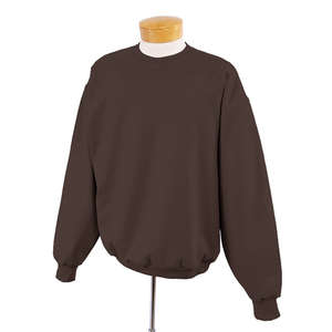 Jerzees 8 Oz 50/50 Nublend Fleece Crew - Dark/Color Brown, Classic