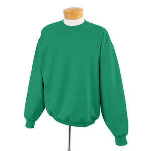 Jerzees 8 Oz 50/50 Nublend Fleece Crew - Dark/Color Green, Kelly
