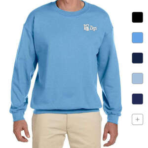 Custom Promotional Gildan 7.75 oz 50/50 Fleece Crew - Dark/Color