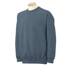 Gildan 7.75 oz 50/50 Fleece Crew - Dark/Color Gray, Heathered Dark