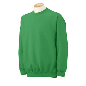 Gildan 7.75 oz 50/50 Fleece Crew - Dark/Color Green, Irish