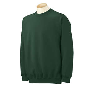 Gildan 7.75 oz 50/50 Fleece Crew - Dark/Color Green, Forest
