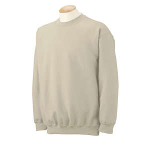 Gildan 7.75 oz 50/50 Fleece Crew - Dark/Color Sand