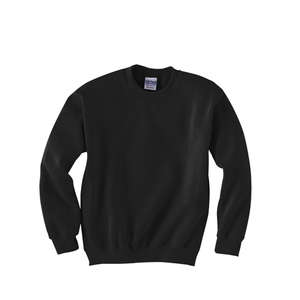Gildan Youth 7.75 oz 50/50 Fleece Crew - Dark/Color Black