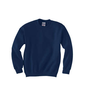 Gildan Youth 7.75 oz 50/50 Fleece Crew - Dark/Color Blue, Navy
