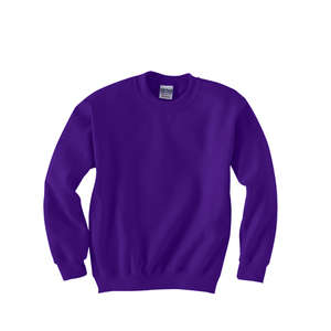 Gildan Youth 7.75 oz 50/50 Fleece Crew - Dark/Color Purple