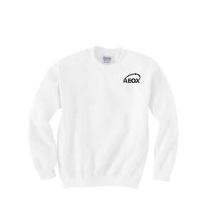 Custom Promotional Gildan Youth 7.75 oz 50/50 Fleece Crew - White/Neutral