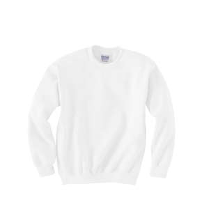 Gildan Youth 7.75 oz 50/50 Fleece Crew - White/Neutral White