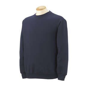 Fruit of the Loom 8 Oz. 50/50 Fleece Crew - Dark/Color Blue, Navy