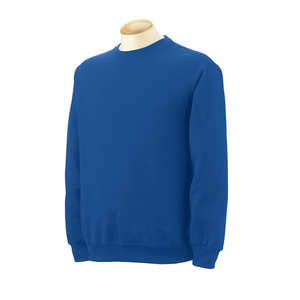 Fruit of the Loom 8 Oz. 50/50 Fleece Crew - Dark/Color Blue, Royal